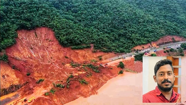 rescue efforts underway for kozhikode man trapped in bengaluru landslide