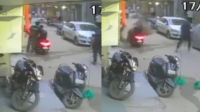 ദാരുണം, രണ്ടാം നിലയിൽ നിന്ന് എസി തലയിൽ വീണ് 18കാരൻ മരിച്ചു: വിഡിയോ