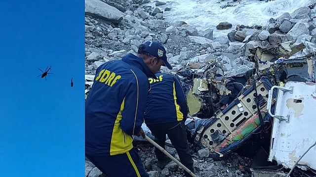 Pilot drops damaged helicopter mid-air to avoid accident