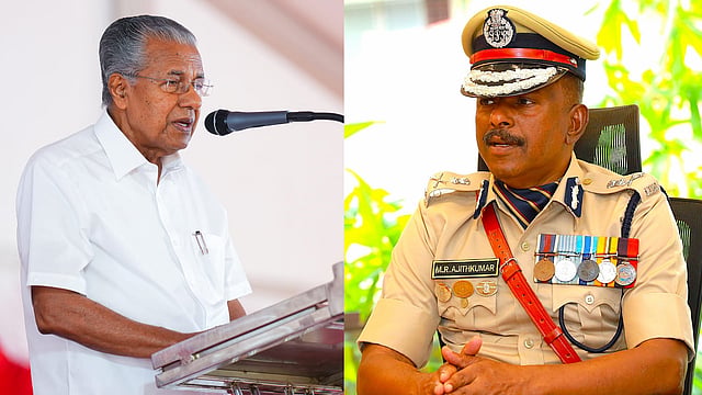 എഡിജിപിയെ വേദിയിലിരുത്തി അന്വേഷണം പ്രഖ്യാപിച്ച് മുഖ്യമന്ത്രി, അസാധാരണ നടപടി
