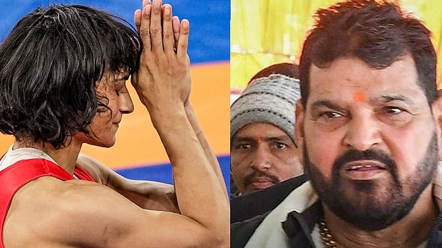 വിനേഷ് ഫോഗട്ട് ഒളിംപിക്സില് പങ്കെടുത്തത് ചതിയിലൂടെ, മെഡല് പോയത് ദൈവം കൊടുത്ത ശിക്ഷ: ബ്രിജ് ഭൂഷണ്