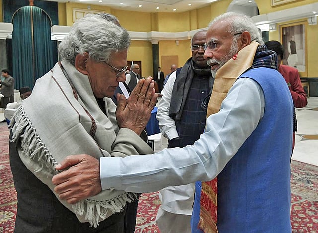 യെച്ചൂരി, മോദി, ഖാര്ഗെ