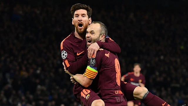 Messi special message Iniesta