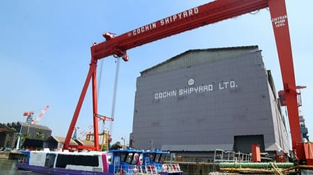 Cochin Shipyard OFS today to sell 5% stake at a floor price of Rs 1,540 per share