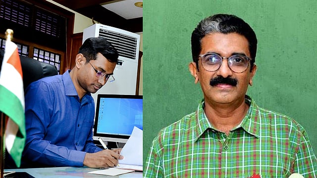 കലക്ടർ അരുൺ കെ വിജയൻ, നവീൻ ബാബു