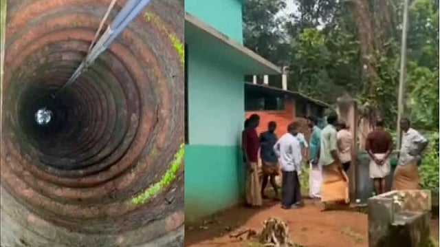 A 6th class student fell into the school well