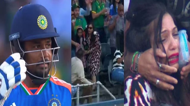 Sanju's six hits the face; Young woman crying in pain in the gallery, actor apologizes, video