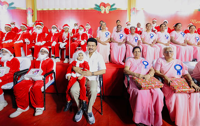 തമിഴ്നാട് മുഖ്യമന്ത്രി സ്റ്റാലിൻ ക്രിസ്മസ് ആഘോഷത്തിൽ