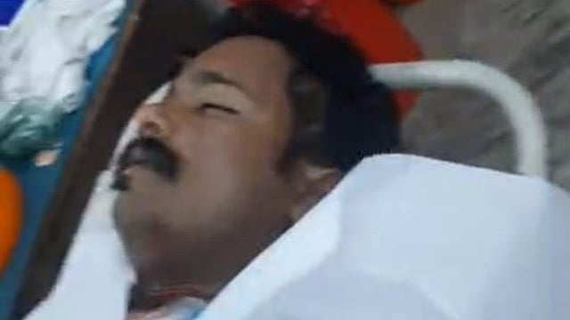 ലിവിന്റെ മൃതദേഹം ആശുപത്രിയിൽ