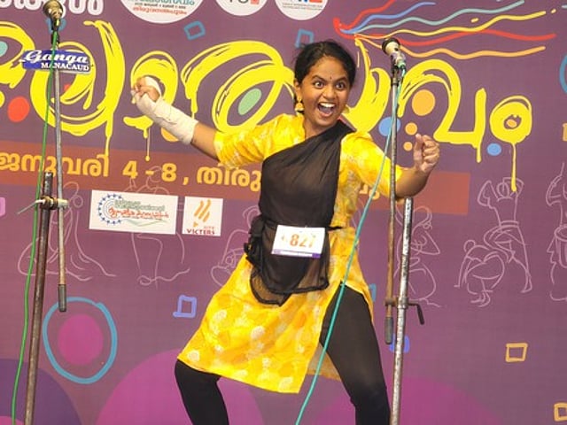 നിർമ്മല ഭവൻ എച്ച്എസ്എസിൽ നടന്ന മോണോആക്ടിൽ നിന്ന്