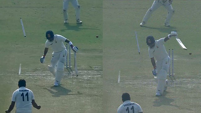 ranji trophy Kohli gets out without reaching double figures, video