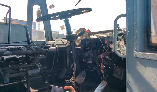 Protesters damaged KSRTC buses