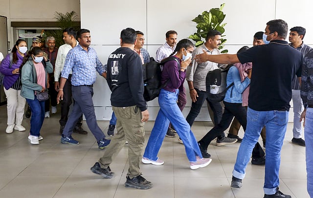 നാടുകടത്തപ്പെട്ട് അമേരിക്കയില് നിന്ന് ഇന്ത്യയില് തിരിച്ചെത്തിയവര്
