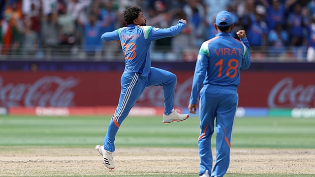 Fans joke about Kuldeep Yadav's spin show
