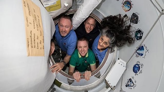Sunita Williams undocks from Space Station to return home