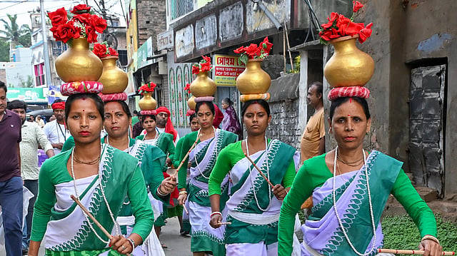 പുതുവത്സര ആഘോഷങ്ങളുടെ ഭാഗമായുള്ള കലാ പ്രകടനം