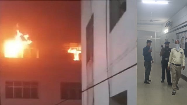 Major fire breaks out at Lucknow Lok Bandhu Hospital Around 200 patients evacuated safely