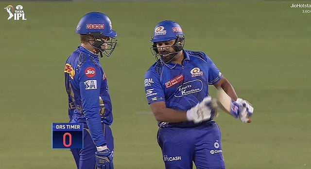 Rohit Sharma's DRS delay creates controversy