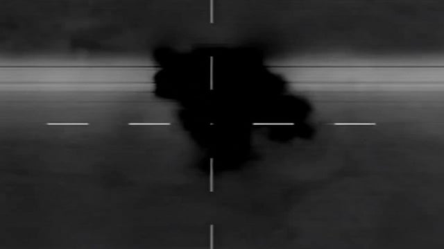 Indian Army released video of a Pakistani drone neutralised
