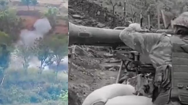 Indian Army shares footage of Pakistani launch pads being reduced to ashes