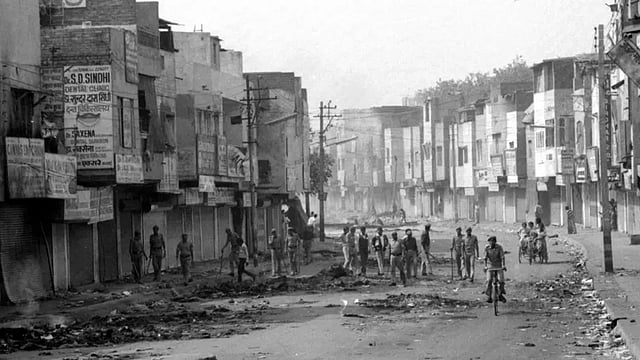 Govindpuri in Delhi bears the scars of violenc