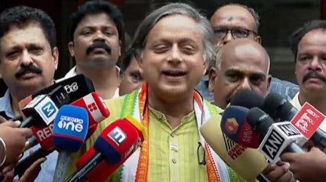 shashi tharoor on media