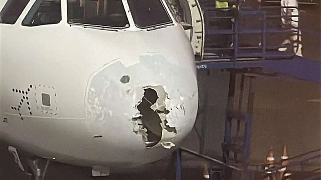 IndiGo flight to Srinagar hits sudden hailstorm, lands safely