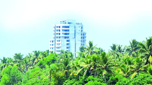 തിരുവനന്തപുരം നഗരത്തിലെ ഫ്ലാറ്റ് സമുച്ചയം ഫോട്ടോ: ബി പി ദീപു ന്യൂ ഇന്ത്യൻ എക്സ് പ്രസ്