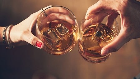 Drinking alcohol