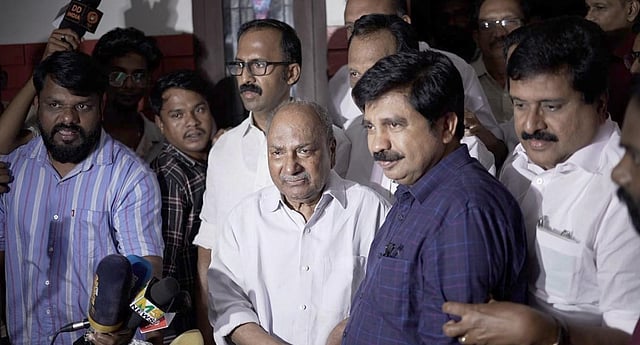 Aryadan Shoukath and A K Antony