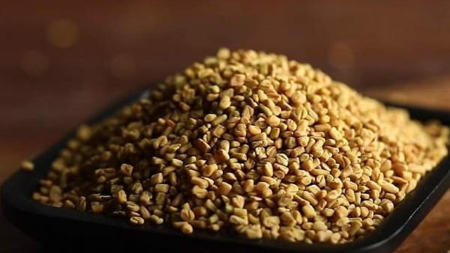 Fenugreek in a plate