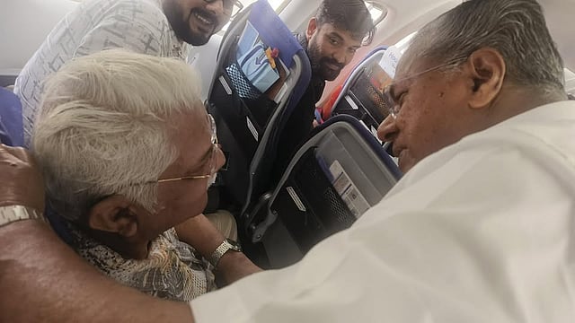 CM Pinarayi vijayan meets actor jagathy sreekumar
