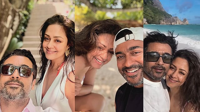 'നീയും ഞാനും', സെയ്ഷെൽസിൽ അവധിയാഘോഷിച്ച് സൂര്യയും ജ്യോതികയും; ‘ഉയിരിൻ ഉയിരേ’ എന്ന പാട്ടിടാമായിരുന്നല്ലോ എന്ന് ആരാധകർ
