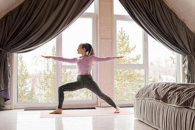 Woman Doing Yoga