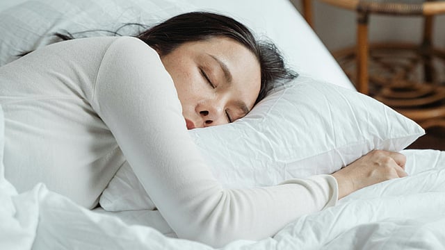 Woman Sleeping in bed