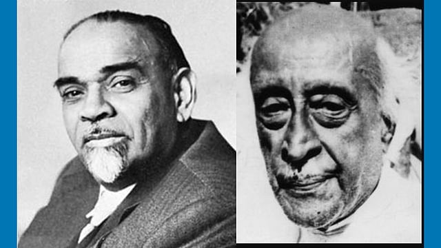 sardar KM Panikkar and G Ramachandran.