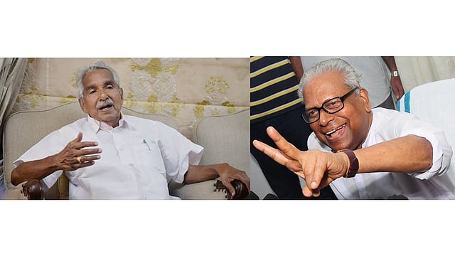 VS Achuthanandan and Oommen Chandy