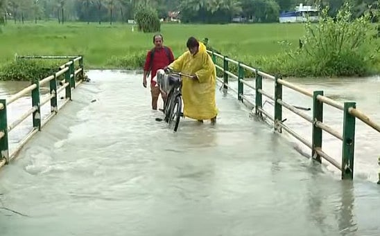 Kerala hit by heavy rain
