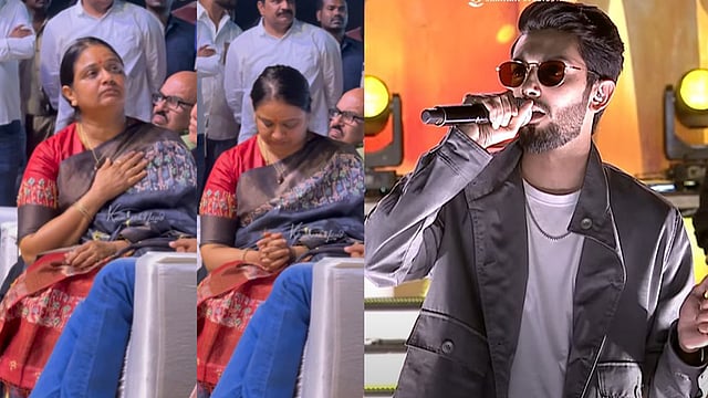 'കിങ്ഡം വിഡിയുടെ കരിയറിൽ നാഴികക്കല്ലാകും'; അനിരുദ്ധിന്റെ വാക്കുകൾ കേട്ട് നിറകണ്ണുകളോടെ വിജയ് ​ദേവരകൊണ്ടയുടെ അമ്മ 