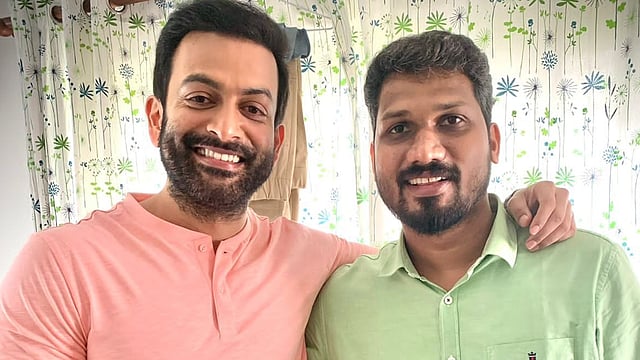 Listin Stephen with Prithviraj