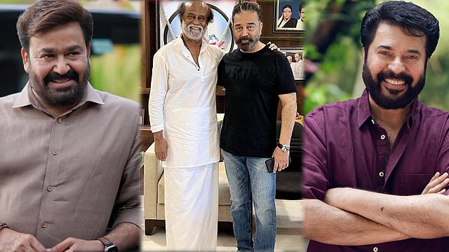 'സിനിമയിൽ മഹത്തായ 50 വർഷങ്ങൾ'; രജനികാന്തിന് ആശംസകൾ നേർന്ന് മമ്മൂട്ടിയും മോഹൻലാലും കമൽ ഹാസനും