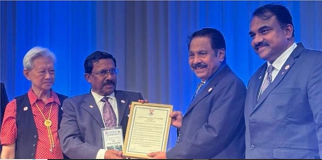 വൈസ്മെന്‍ ഇന്റര്‍നാഷണല്‍ പരമോന്നത ബഹുമതി വിഎസ് ബഷീറിന്