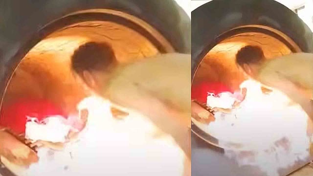 കര്‍പ്പൂരം കത്തിച്ചപ്പോള്‍ തീപടര്‍ന്നു, ഗ്യാസ് ശ്മശാനത്തില്‍ നിന്ന്അപകടം; സംഭവം പത്തനംതിട്ടയില്‍