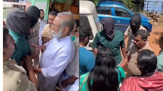 പ്രവര്ത്തകരെ മുഖംമൂടി ധരിപ്പിച്ച് കോടതിയിലെത്തിച്ച സംഭവം: മജിസ്ട്രേറ്റിന്റെ ചോദ്യത്തിന് ഉത്തരം മുട്ടി പൊലീസ്