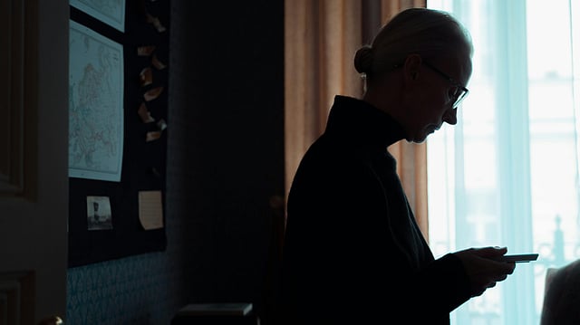 senior woman in a room