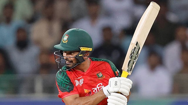 Saif Hassan's batting