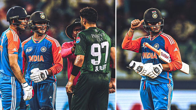 Abhishek Sharma And Haris Rauf Fight