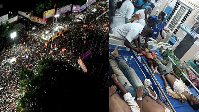 കരൂര് ദുരന്തം: മരണം 39 ആയി, മരിച്ചവരില് 9 കുട്ടികളും 17 സ്ത്രീകളും; ടിവികെയ്ക്കെതിരെ കേസ്