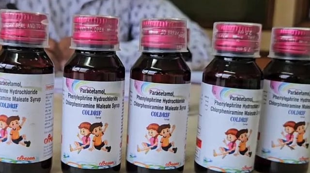 The Tamil Nadu government has banned the sale of cough syrup 'Coldrif'
