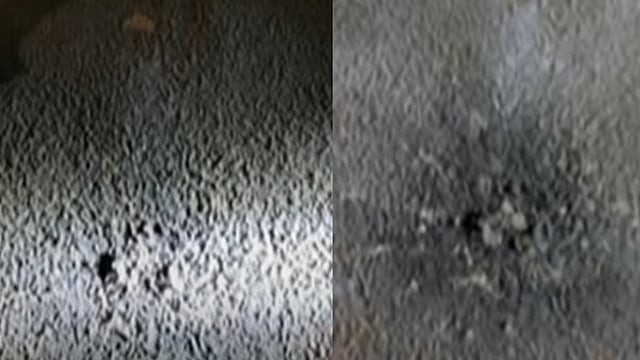 Explosion in the middle of the road in Kannur